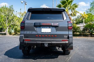 Toyota 4Runner Mud Flaps - Rally Armor - UR Series - Black with White Logo - `25-`27